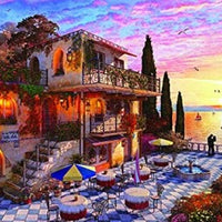 MEDITERRANEAN ROMANCE 3000 PIECES,JIGSAW PUZZLE,ADULT PUZZLES, ANATOLIAN