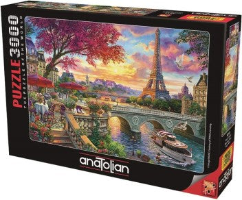BLOOMING PARIS 3000 PIECES,JIGSAW PUZZLE,ADULT PUZZLES, ANATOLIAN