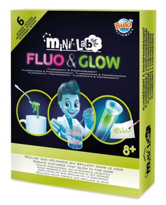 MINI LAB FLUO & GLOW 6 ACTIVITIES EDUCATIONAL,TEACHER HOME SCHOOL, LEARNING