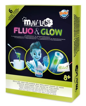 MINI LAB FLUO & GLOW 6 ACTIVITIES EDUCATIONAL,TEACHER HOME SCHOOL, LEARNING