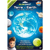 GLOW-IN-THE-DARK EARTH SELF-ADHESIVE DECORATION EDUCATIONAL,TEACHER HOME SCHOOL, LEARNING