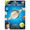 GLOW-IN-THE-DARK SATURN SELF-ADHESIVE DECORATIONEDUCATIONAL,TEACHER HOME SCHOOL, LEARNING