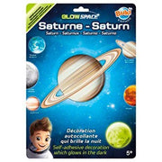 GLOW-IN-THE-DARK SATURN SELF-ADHESIVE DECORATION