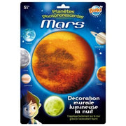 GLOW-IN-THE-DARK MARS SELF-ADHESIVE DECORATION