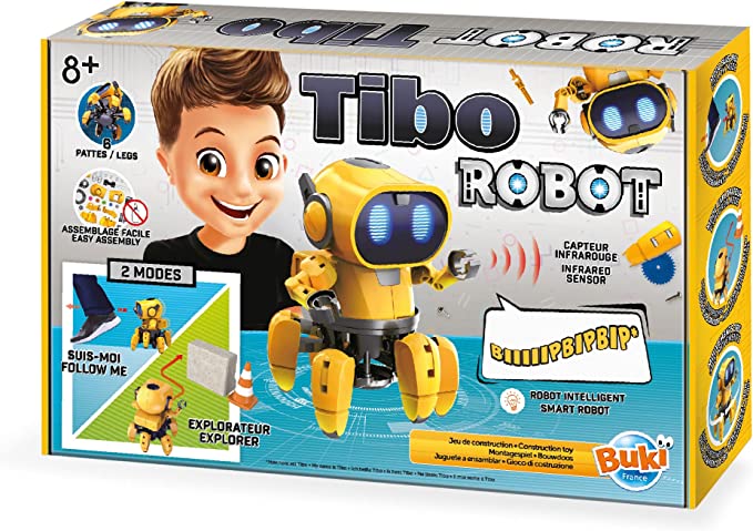 ROBOT TIBO 2 MODES WITH INFRARED SENSOR 110 PARTS EDUCATIONAL,TEACHER HOME SCHOOL, LEARNING