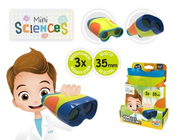 MINI SCIENCES - BINOCULARS 3X MAGNIFICATION TO OBSERVE EDUCATIONAL,TEACHER HOME SCHOOL, LEARNING