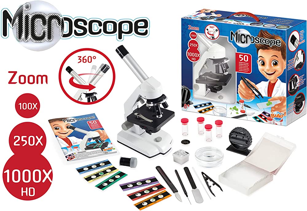 MICROSCOPE 50 EXPERMENTS 18 SAMPLES READY TO USEEDUCATIONAL,TEACHER HOME SCHOOL, LEARNING
