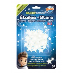 GLOW-IN-THE-DARK 3D STARS EDUCATIONAL,TEACHER HOME SCHOOL, LEARNING