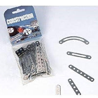 SPARES SET 37 2-9 HOLE FLAT & ARCHES 47 TRAPEZOIDAL SHAPES ,CONSTRUCTION SET,MODEL BUILDING K