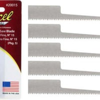 BLADE FOR SAWING 2.5" X 3/8" X 2" 5 PCS, ARTS AND CRAFTS, STATIONERY, MINIATURE MODEL BUILDING