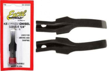 CHISEL CARVING LARGE 2 PCS, ARTS AND CRAFTS, STATIONERY, MINIATURE MODEL BUILDING