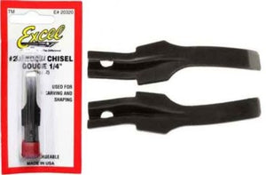 CHISEL CARVING LARGE 2 PCS, ARTS AND CRAFTS, STATIONERY, MINIATURE MODEL BUILDING
