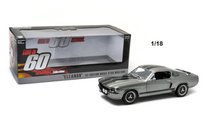 FORD MUSTANG CUSTOM (ELEANOR) SILVER 1967 1/18