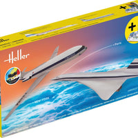 Caravelle + Concorde 1/100 STARTER KIT, PLASTIC SCALE MODEL