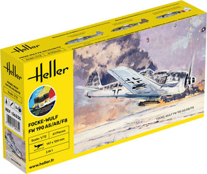 FOCKE-WULF 190 A5/A8/F8 1/72 STARTER KIT, PLASTIC SCALE MODEL