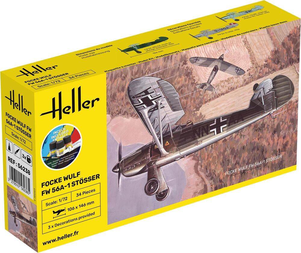 Focke Wulf Stosser 1/72 STARTER KIT, PLASTIC SCALE MODEL