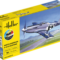 P-51 Mustang 1/72 STARTER KIT, PLASTIC SCALE MODEL
