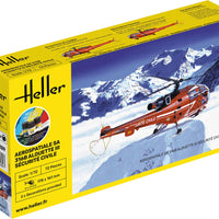 Alouette III Civil Defense 1/72 STARTER KIT, PLASTIC SCALE MODEL