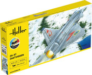 SAAB Ja-37 Viggen Swedish Air Force 1/72 STARTER KIT, PLASTIC SCALE MODEL