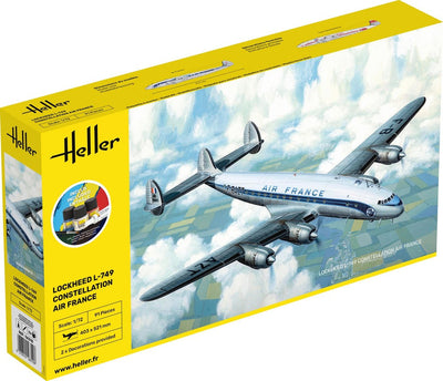 LOCKHEED L-749 Constellation A.F. 1/72 STARTER KIT, PLASTIC SCALE MODEL