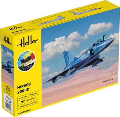 Mirage 2000 C 1/48 STARTER KIT, PLASTIC SCALE MODEL