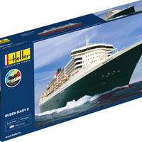 Queen Mary 2 1/600 STARTER KIT, PLASTIC SCALE MODEL