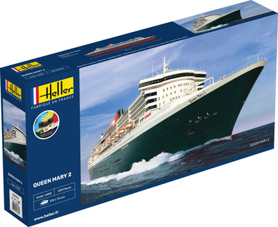 Queen Mary 2 1/600 STARTER KIT, PLASTIC SCALE MODEL