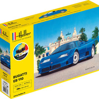 BUGATTI EB 110 1/24 STARTER KIT, PLASTIC SCALE MODEL