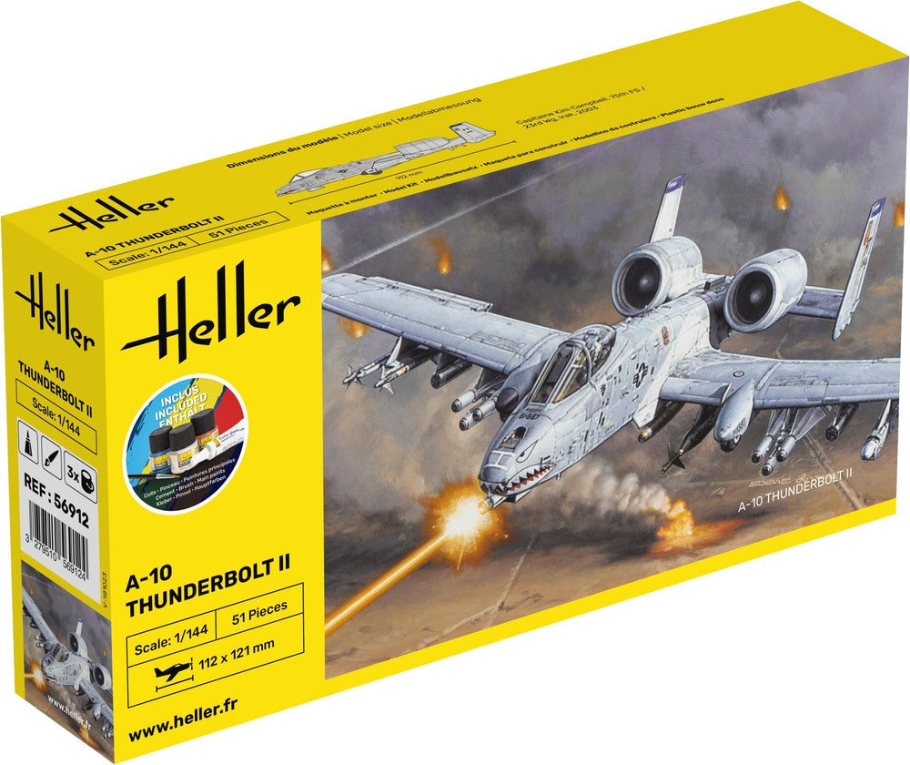 A-10 Thunderbolt II 1/144 STARTER KIT PLASTIC SCALE MODEL