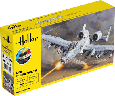 A-10 Thunderbolt II 1/144 STARTER KIT PLASTIC SCALE MODEL