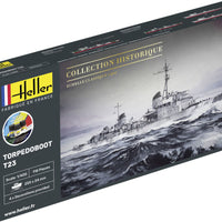 Torpedoboot 1939 T23 1/400 STARTER KIT, PLASTIC SCALE MODEL