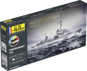 Torpedoboot 1939 T23 1/400 STARTER KIT, PLASTIC SCALE MODEL