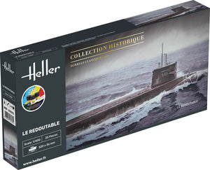 U-Boot S/M Redoutable S 611 1/400 SARTER KIT, PLASTIC SCALE MODEL