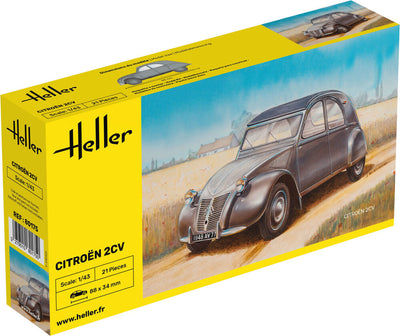 Citroen 2 CV 1/43, PLASTIC SCALE MODEL