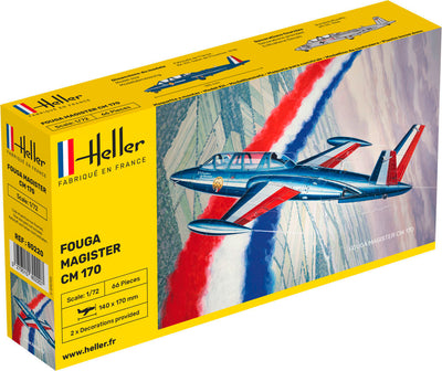 Fouga Magister CM 170 1/72, PLASTIC SCALE MODEL