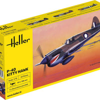 Curtiss P-40 Kitty Hawk 1/72, PLASTIC SCALE MODEL