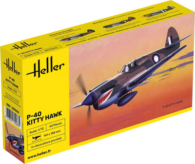 Curtiss P-40 Kitty Hawk 1/72, PLASTIC SCALE MODEL