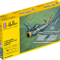 F-86F SABRE / CANADAIR CL-13 B Sabre VI 1/72, PLASTIC SCALE MODEL