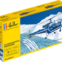 SA 316 Alouette III Gendarmerie 1/72, PLASTIC SCALE MODEL
