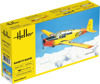 SAAB SAFIR 91 1/72, PLASTIC SCALE MODEL
