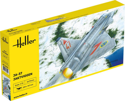 SAAB Ja-37 Viggen Swedish Air Force 1/72, PLASTIC SCALE MODEL