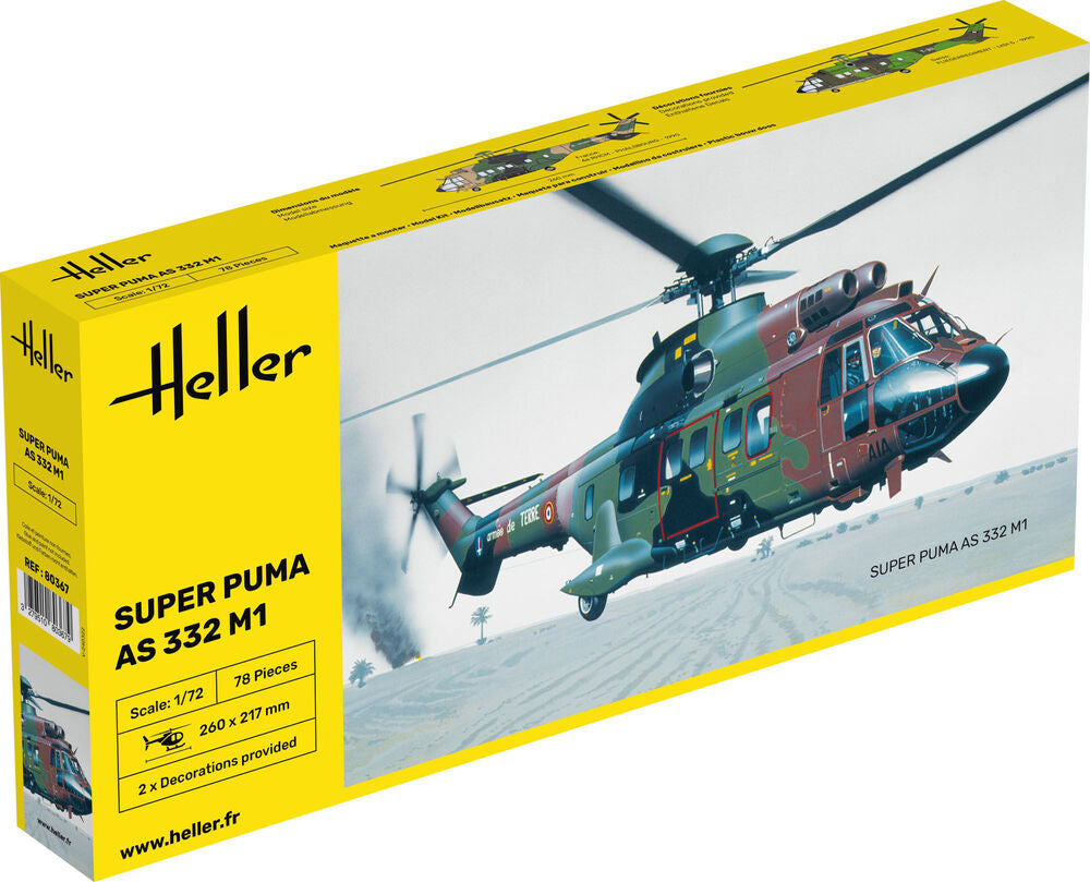 Super Puma AS 332 M1 1/72, PLASTIC SCALE MODEL