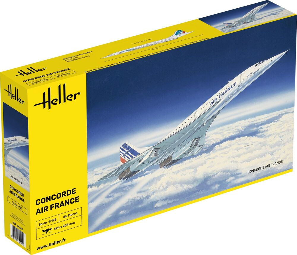 Concorde AIR FRANCE 1/125, PLASTIC SCALE MODEL