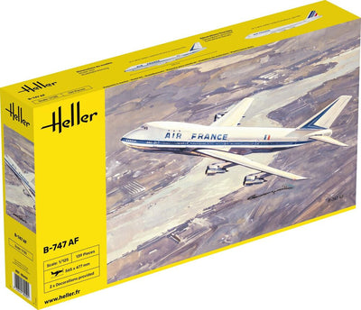 B-747 AIR FRANCE 1/125, PLASTIC SCALE MODEL