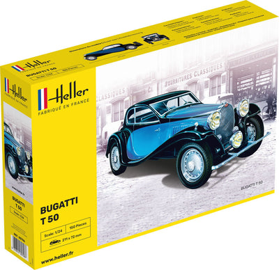 Bugatti T 50 1/24, PLASTIC SCALE MODEL