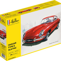 Jaguar Type E 3L8 FHC 1/24, PLASTIC SCALE MODEL