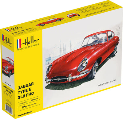 Jaguar Type E 3L8 FHC 1/24, PLASTIC SCALE MODEL