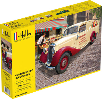 Mercedes Benz 170 Lieferwagen 1/24, PLASTIC SCALE MODEL