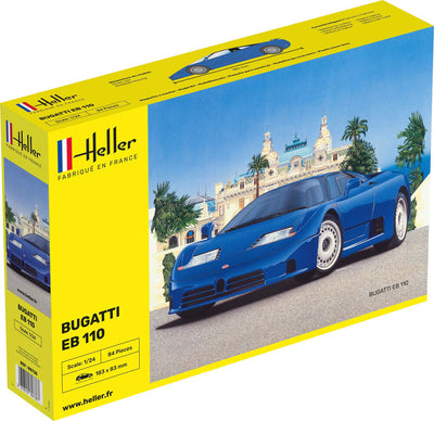 BUGATTI EB 110 1/24, PLASTIC SCALE MODEL
