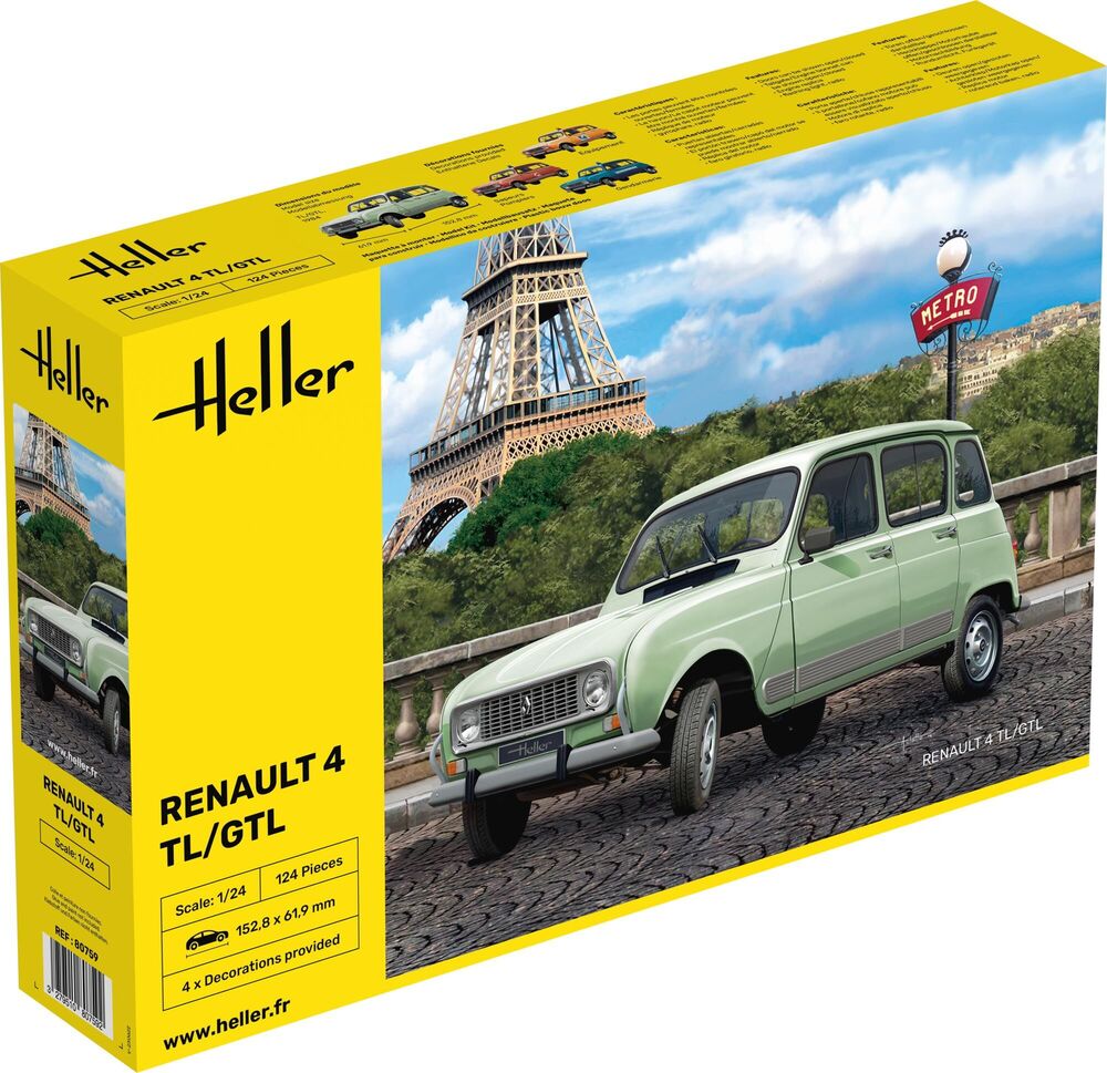 Renault 4TL/GTL 1/24, PLASTIC SCALE MODEL